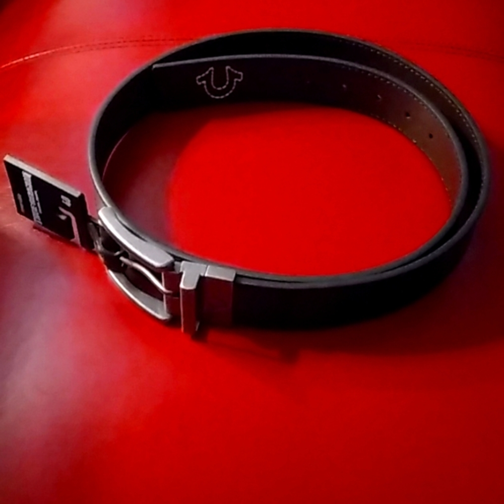 True Religion black Belt, Sz 40
